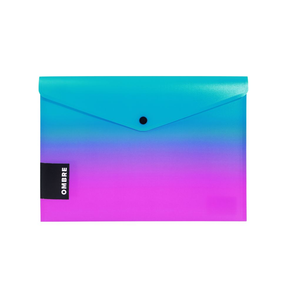 Psaníčko s drukem A4 OMBRE růžová